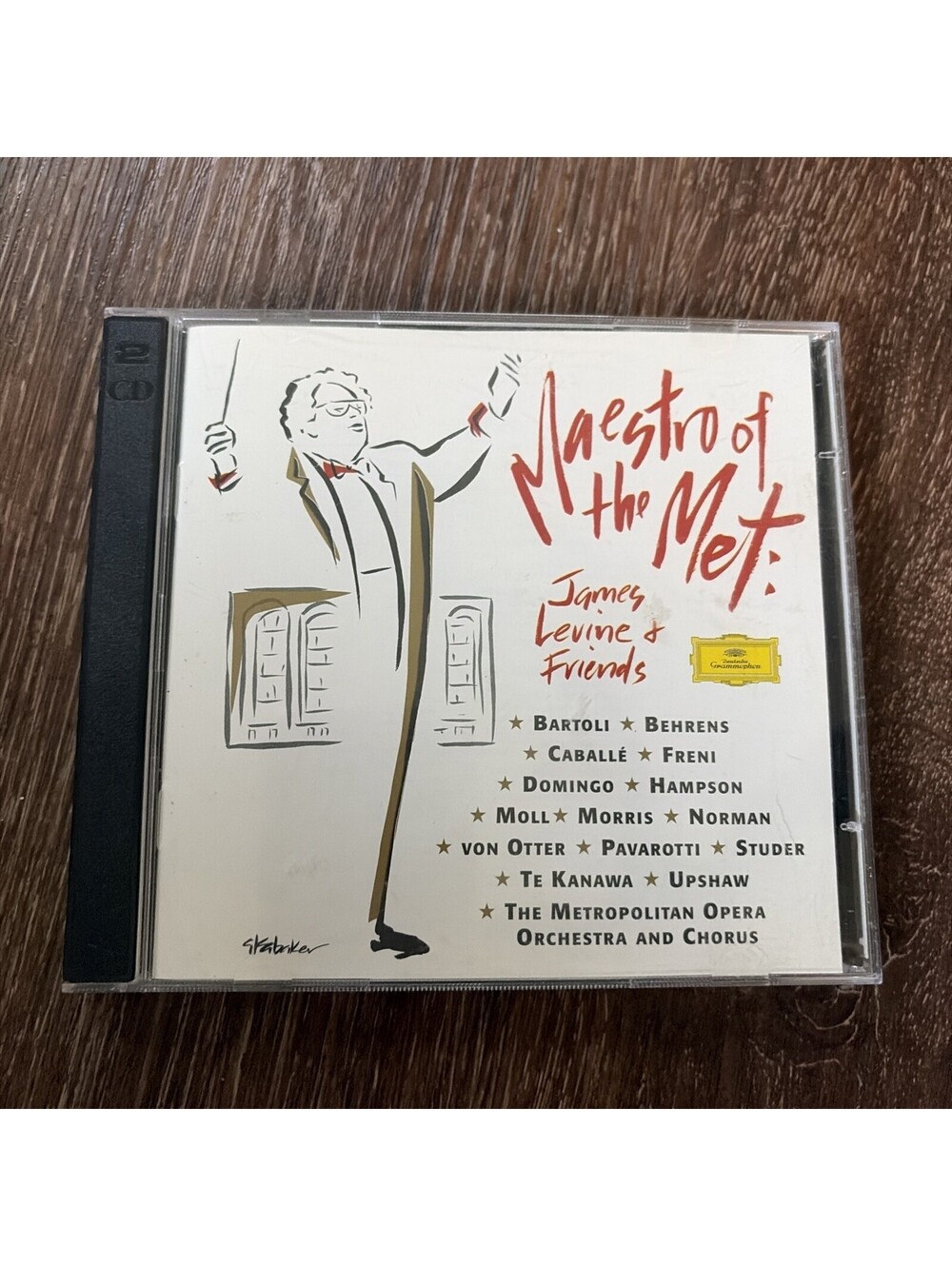 Maestro of the Met James Levine & Friends 2 CD Set Deutsche Grammophon Untested